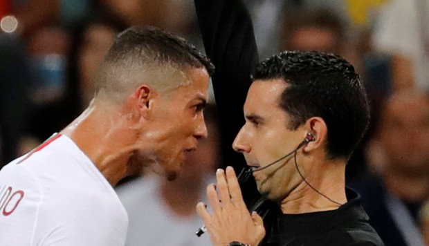 Cristiano Ronaldo se descontroló sobre el final del Uruguay vs. Portugal