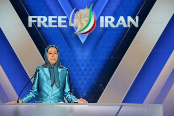 Maryam Rajavi, líder del MEK, grupo opositor iraní en el exilio (AFP)