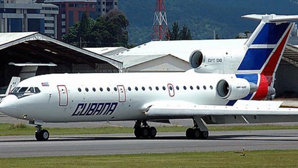 Boeing de Cubana de Aviación (Imagen de archivo)