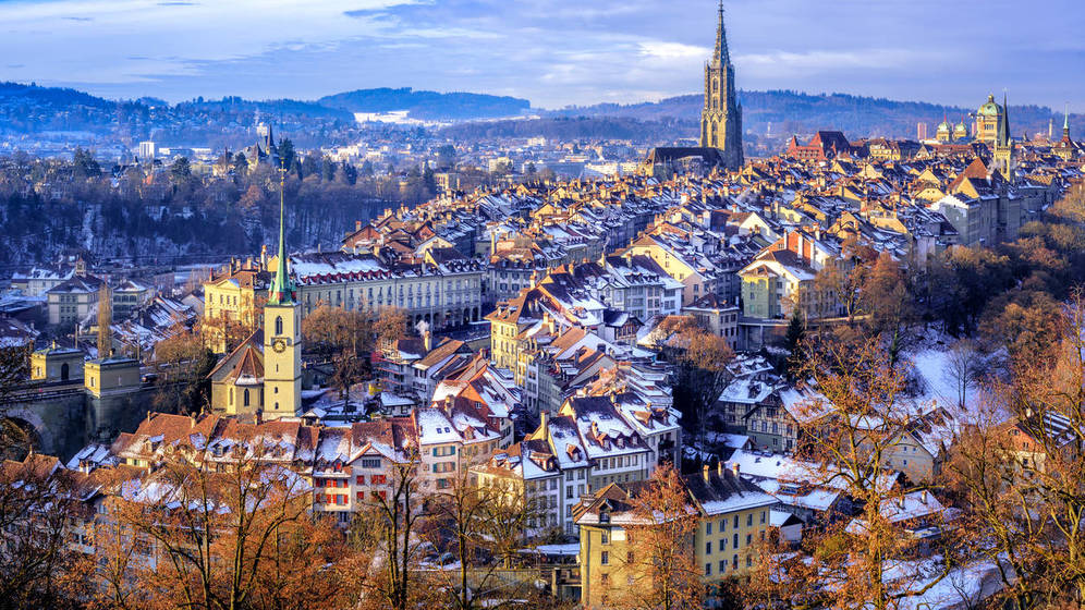 Foto: Un día de nevadas en los Alpes. (iStock)