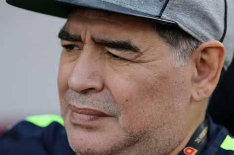 El exfutbolista argentino, Diego Armando Maradona. Foto: Archivo EFE