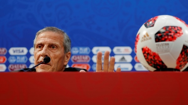 Tabárez ultima detalles antes del trascendental duelo contra Francia (Reuters)