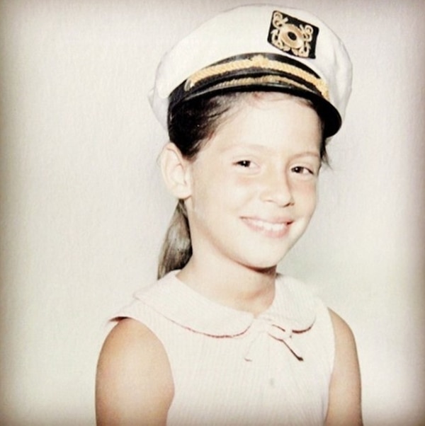 Una foto de la infancia de la doctora