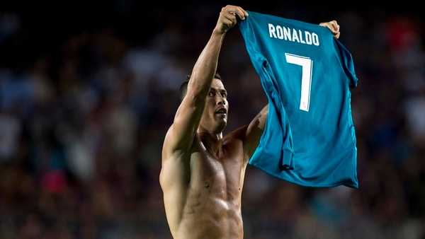 Cristiano Ronaldo tiene su número 7 registrado como CR7