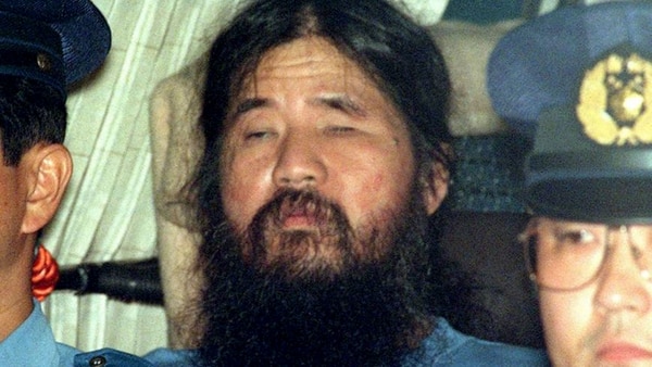 Shoko Asahara, líder del culto japonés Aum Shinrikyo