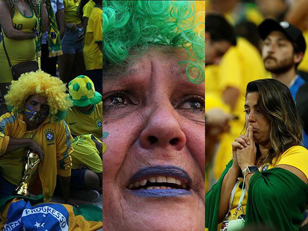 la decepción de los hinchas de la Canarinha la decepción de los hinchas de la Canarinha