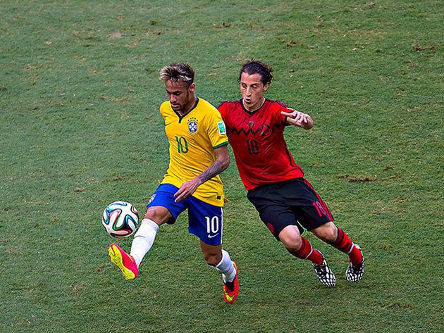Trolleo de Andrés Guardado a Neymar por la eliminación de Brasil Trolleo de Andrés Guardado a Neymar por la eliminación de Brasil