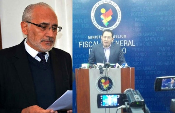 El fiscal General, Ramiro Guerrero (c), anunció la presentación del requerimiento acusatorio. 