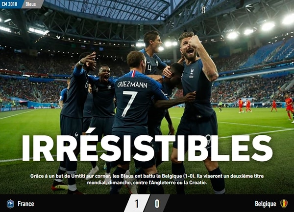 Irresistibles (L’Equipe, Francia)