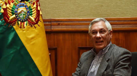 El agente de Bolivia ante La Haya, Eduardo Rodríguez Veltzé durante una entrevista con La Razón. Foto: archivo José Lavayen 
