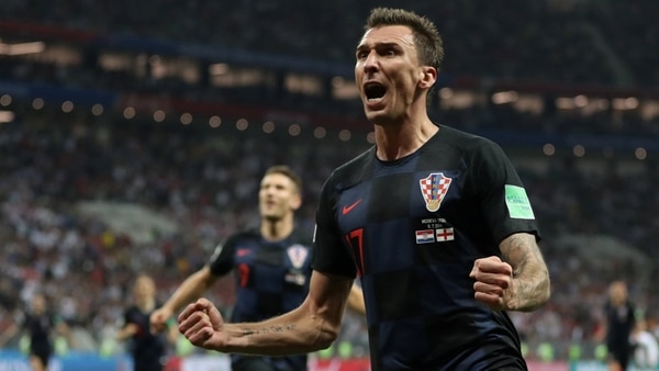 Mario Mandzukic fue el héroe de Croacia en la semifinal del Mundial ante Inglaterra  (REUTERS)