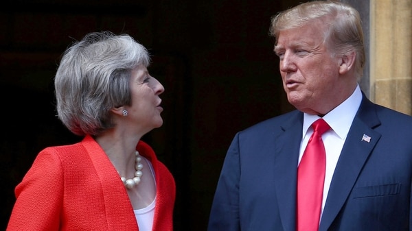 Theresa May y Donald Trump(Reuters)
