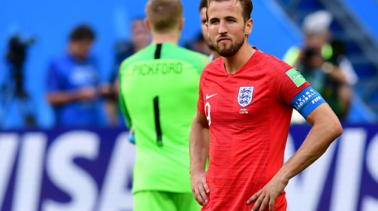 Harry Kane, delantero de Inglaterra. | AFP