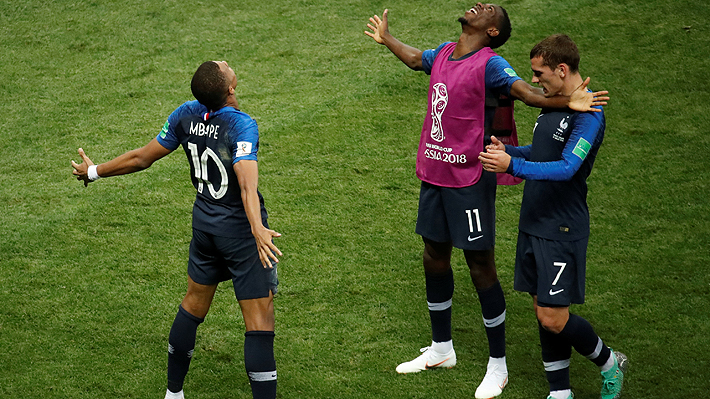 A punta de goles, Francia gana a Croacia y es campeón del mundo por segunda vez en la historia