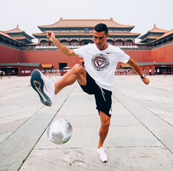 Cristiano Ronaldo se encuentra en China (@cristiano)