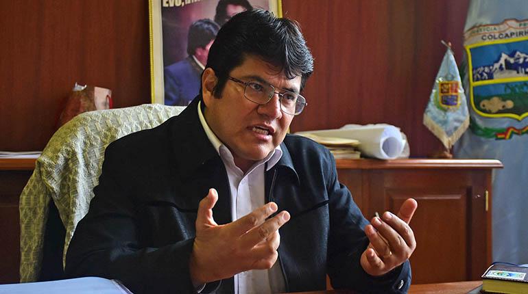El alcalde de Colcapirhua, Mario Severich. | Daniel James