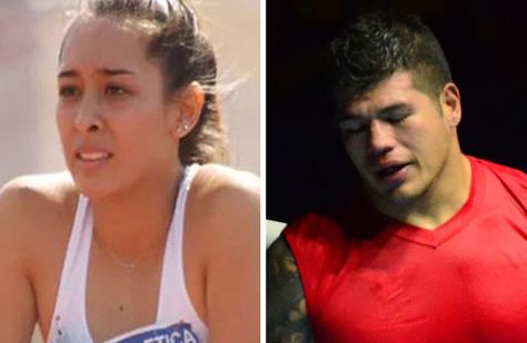Carolina Ocampo (izq.) y Rodrigo Carvajal del equipo Bolivia
