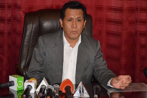 El diputado del MAS Lino Cárdenas.