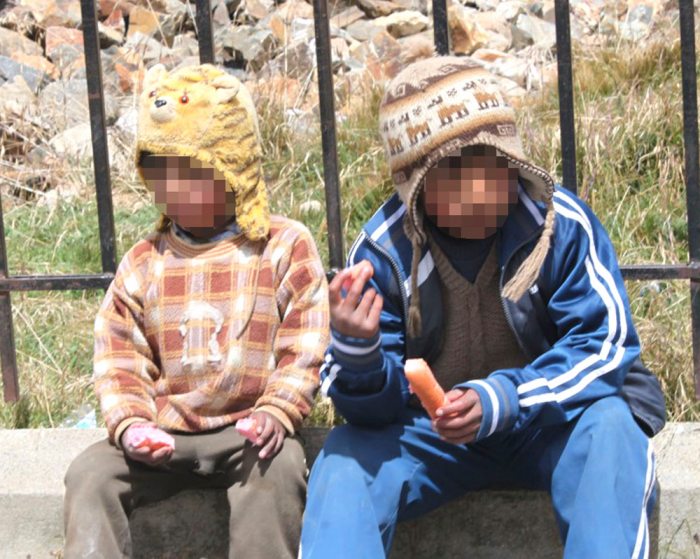 UN GRAN PORCENTAJE DE NIÑOS DEL ÁREA RURAL DE LA PAZ ESTÁN MAL ALIMENTADOS.