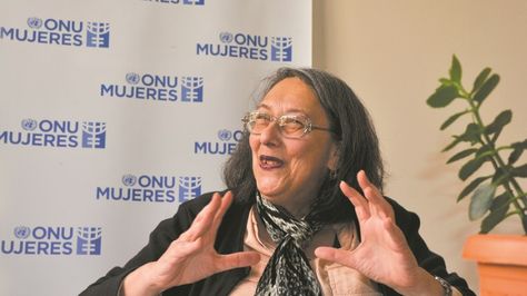 La consultora regional de ONU Mujeres, Line Bareiro.