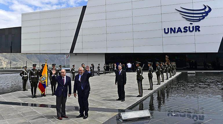 La sede de Unasur en Quito. | AFP
