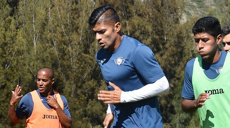 Gabriel Ríos, delantero de Wilstermann, en entrenamiento. | José Rocha