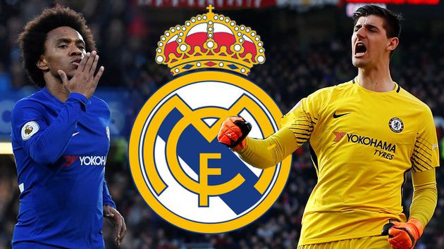 Lo que pagaría el Real Madrid al Chelsea por Willian y Courtois Lo que pagaría el Real Madrid al Chelsea por Willian y Courtois