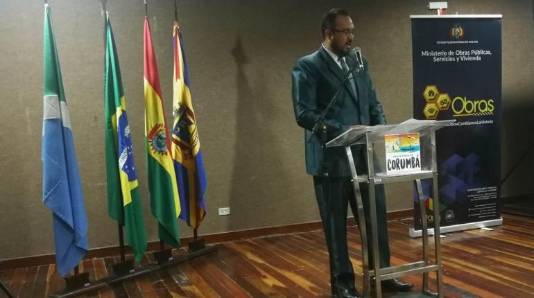 El ministro de Obras Públicas, Milton Claros. | Ministerio de Obras Públicas