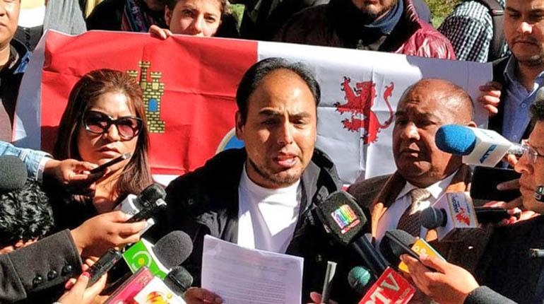 Activistas del 21F de Potosí declararon persona no grata al presidente Evo Morales. | ERBOL