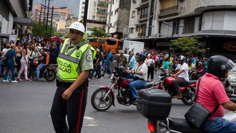 Desorganización en las calles de la capital venezolana por el apagón. Foto: @NTN24ve