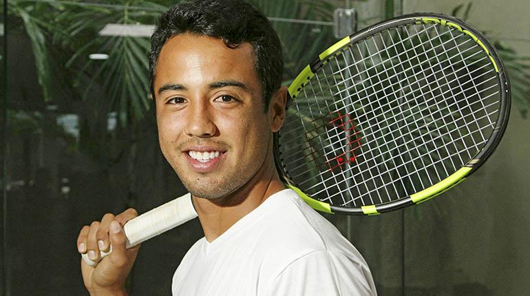 Hugo Dellien, tenista boliviano. | APG