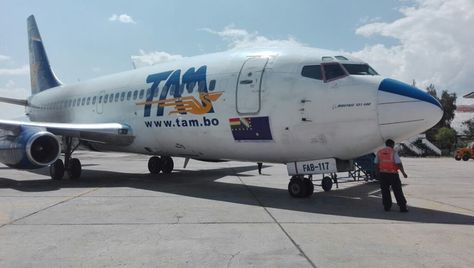 Una de las aeronaves de Transporte Aéreo Militar. 