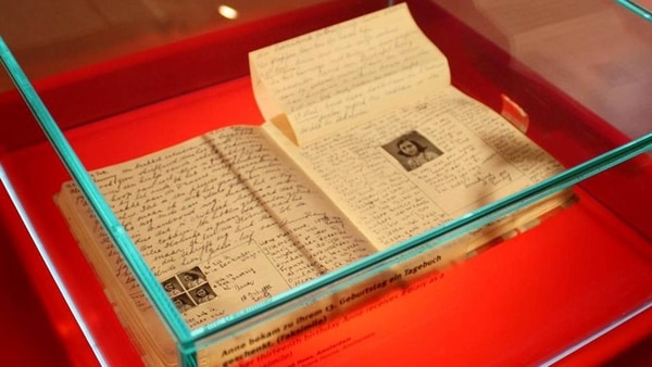 El manuscrito es exhibido en La Casa Ana Frank de Ámsterdam.
