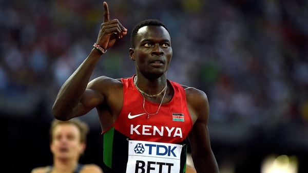 El keniano Nicholas Bett falleció en una trágico accidente de transito (AFP)