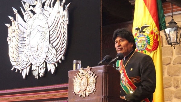 El presidente de Bolivia,  Evo Morales.