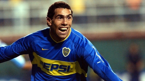 Carlos Tevez le marcó un gol al Barcelona en el Trofeo Joan Gamper 2003
