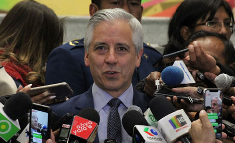 El vicepresidente Álvaro García Linera 