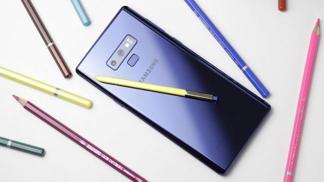Imagen trasera del Samsung Galaxy Note 9