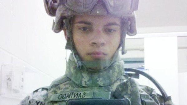 Una foto de Ruiz en el Ejército