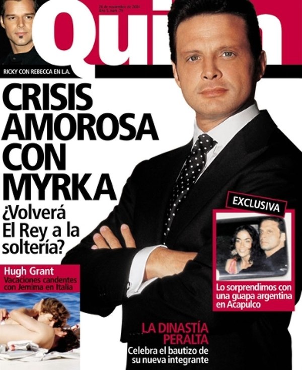 La foto de Hanzel Zárate que fue portada en la revista mexicana Quién, dedicada a las celebrities.