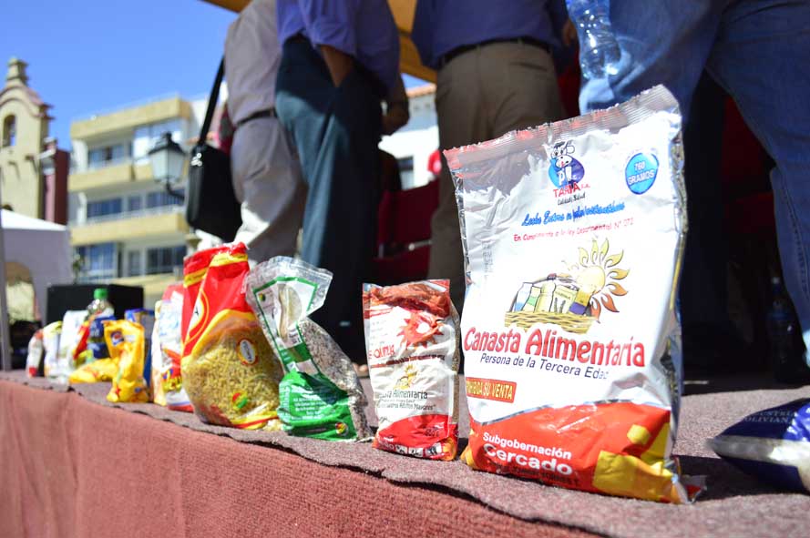 Gobernación de Tarija licitará la canasta alimentaria para la tercera edad desde el 2019