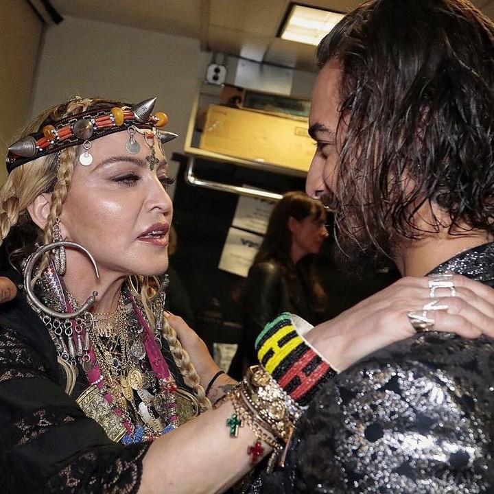 Madonna y Maluma. (Instagram)