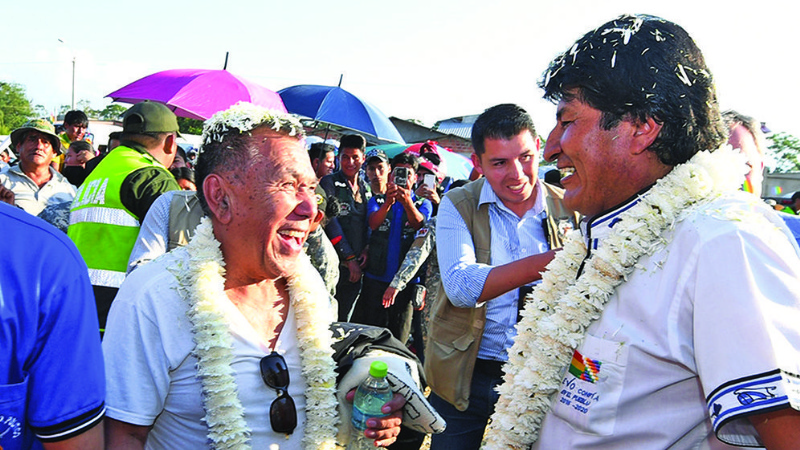 De Goni a Evo Morales, el giro político de Gonzalo Hermosa