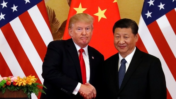 El presidente de Estados Unidos, Donald Trump, y su par chino Xi Jinping