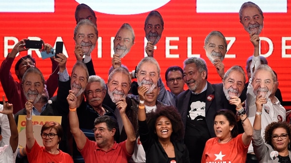 El lanzamiento de la candidatura de Lula (Reuters)