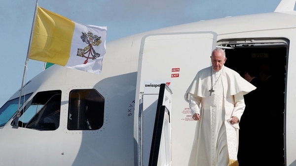 El papa Francisco llegó este sábado a Irlanda (Reuters)