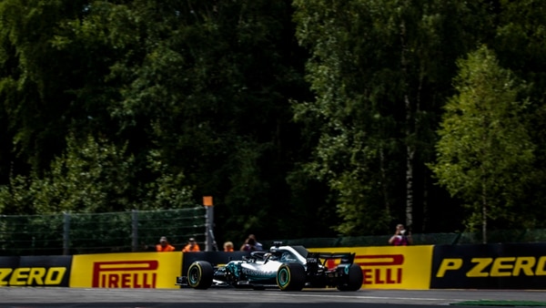 Lewis Hamilton en Francorchamps, Bélgica (EFE)