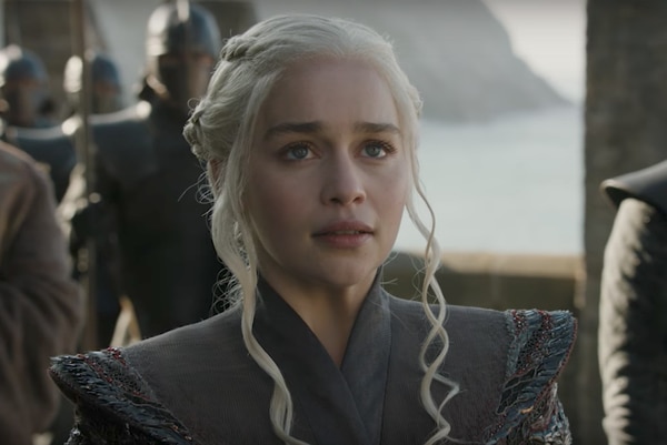 Emilia Clarke en la temporada 7 de Game of Thrones (HBO)