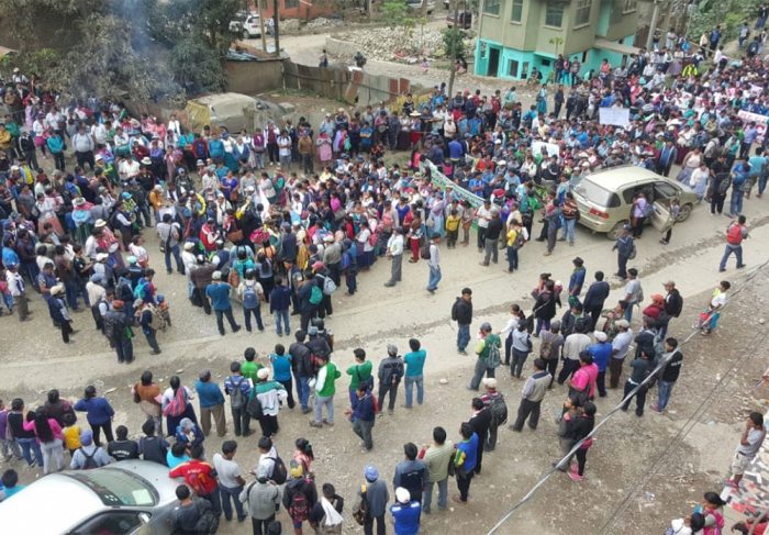 RESPUESTA A LA CONVOCATORIA PARA EL AMPLIADO DE PRODUCTORES DE COCA. FUE AYER EN LA ASUNTA.
