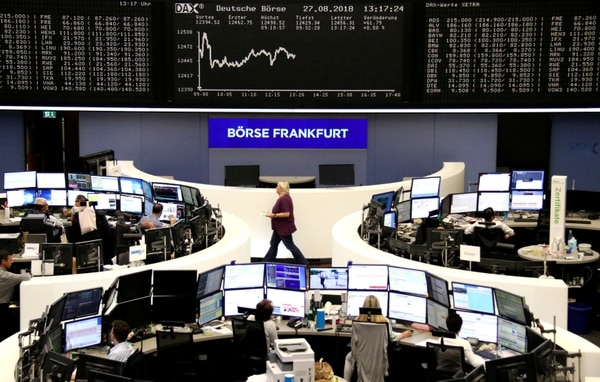 La bolsa de Frankfurt, en Alemania (REUTERS/archivo)